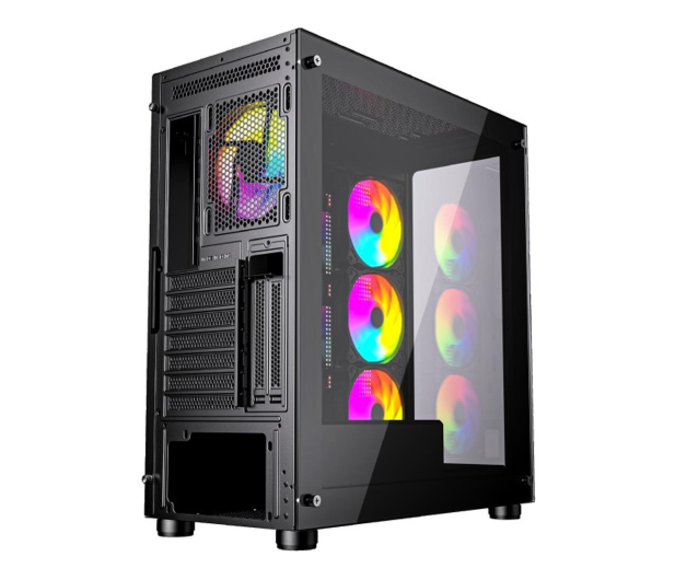 GEMBIRD Midi Tower Fornax X450MAX ATX czarna CCC-FC-X450MAX - 1184608 - zdjęcie 6